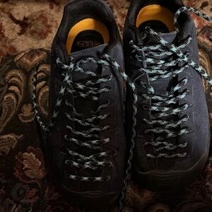 Keen Blue Sneakers with Sturdy Design and Thick Sole